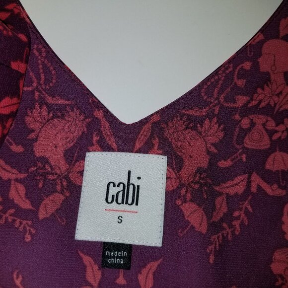 CAbi 3258 Cameo Sleeveless Tank Raspberry & Plum Small - Picture 12 of 15